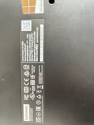 Portátil Lenovo Ideapad 110 Negro