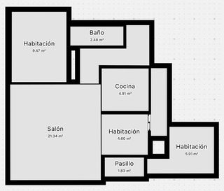 Piso en venta en El Carmel en Barcelona