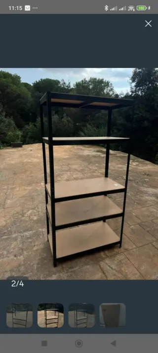 Estantería metálica 5 baldas