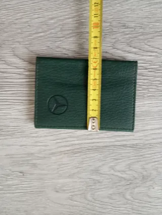Porta carte Mercedes pelle verde