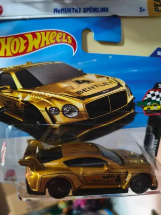 Hotwheels Bentley Dourado