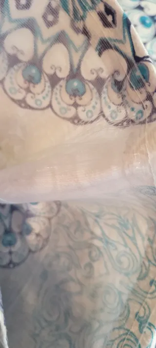 Cortinas decorativas con estampado mandala