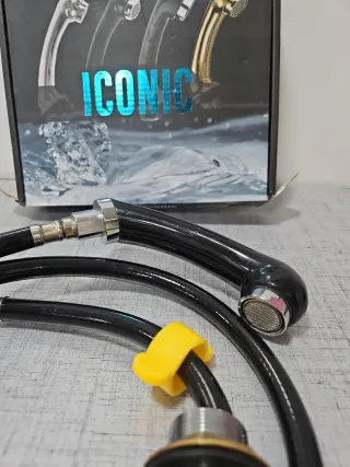 Grifo ICONIC Metal Dorado y Plateado