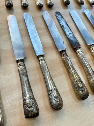 Cubertería Vintage Años 50-60 Platineta Inoxi