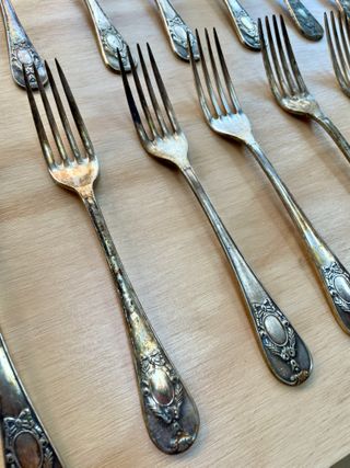 Cubertería Vintage Años 50-60 Platineta Inoxi