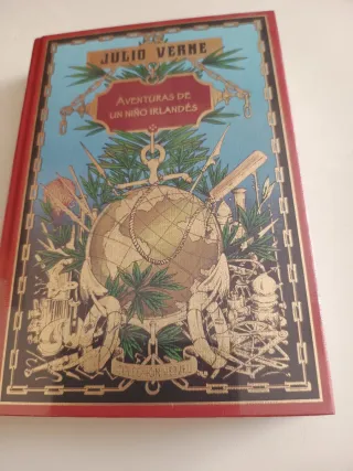 Libro aventuras de un niño irlandés de Julio Verne
