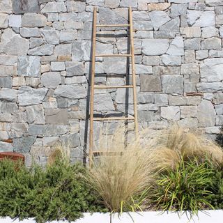 Scala Decorativa in Bamboo 180 cm da Appoggio Home