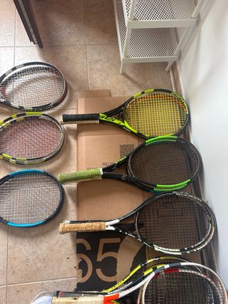 Lote 26 Raquetas de Tenis profesionales y Amateur