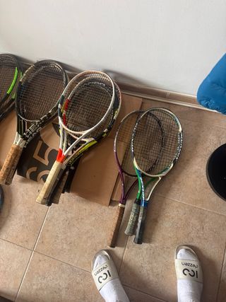 Lote 26 Raquetas de Tenis profesionales y Amateur