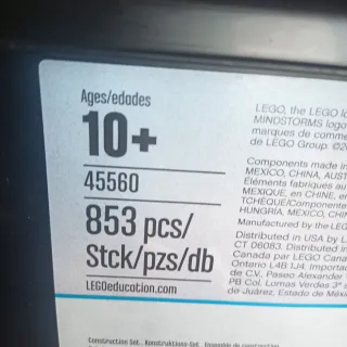 LEGO EV3 Set Expansión 45560 Robótica Education