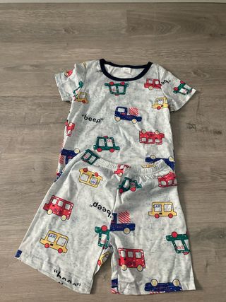 Pijama infantil 110cm coches