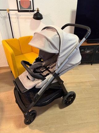 Carrito Inglesina Aptica 3 piezas gris