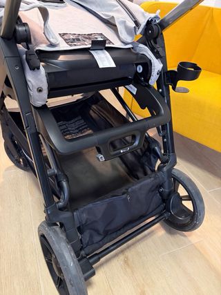 Carrito Inglesina Aptica 3 piezas gris