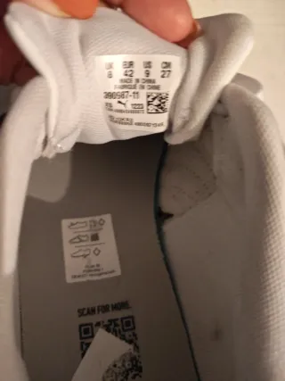 Zapatillas Puma Smash Blancas 42 Nuevas OFERTA HOY