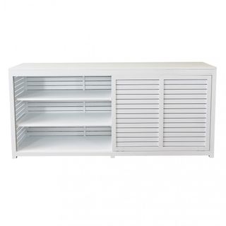 Madia Giardino Alluminio Bianco Ventilata 200 cm