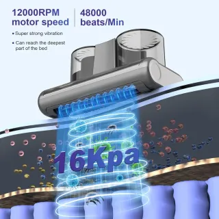 Aspirapolvere per materassi 16KPa 500W