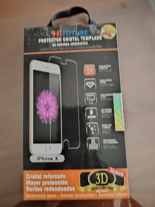 Protector Cristal Templado HiFuture iPhone X.