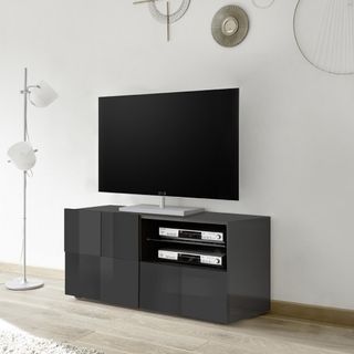 Mobile Porta TV Moderno Antracite 122 cm Soggiorno
