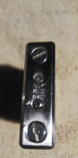 Mechero antiguo D azul