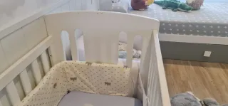 Cuna madera maciza 120x60 con cajón. SIN COLCHÓN