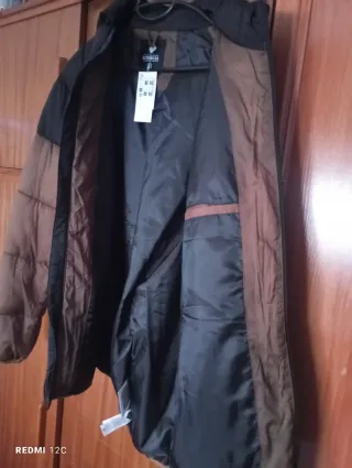 Anorak hombre bicolor.