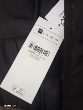 Anorak hombre bicolor.