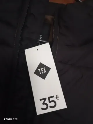 Anorak hombre bicolor.