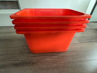 Cajones Trofast Ikea Naranja y Amarillo