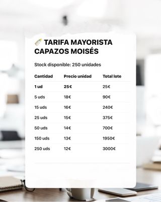 Capazo moisés para bebé de mimbre natural.