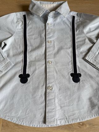 Completo elegante bimbo camicia e pantaloni