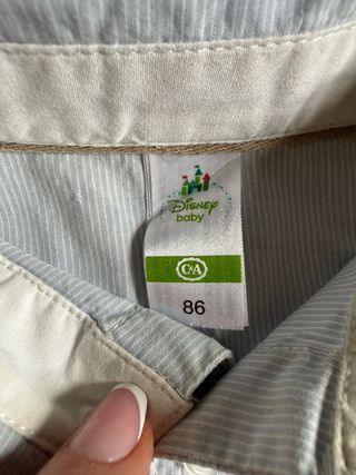 Completo elegante bimbo camicia e pantaloni