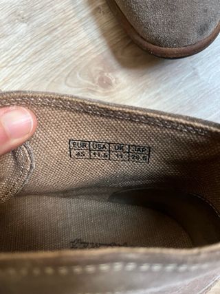 Botines Coolway Serraje Gris Talla 45