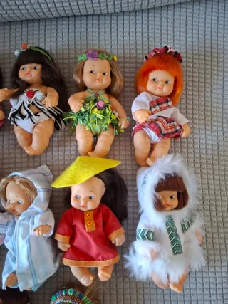 Colección 13 Muñecas barriguitas como nuevas.