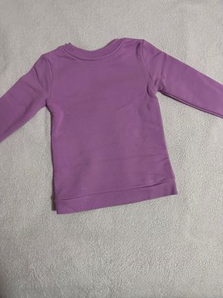 Sudadera niña lila
