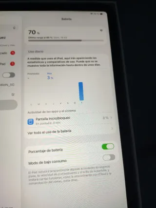 iPad Air 4 (256GB) WiFi A2316 con funda y teclado.