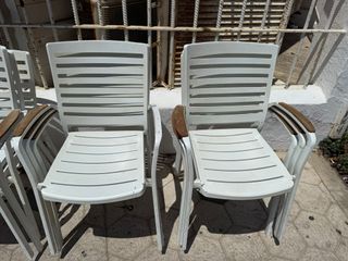 Lote Sillas Apilables Terraza/Jardín