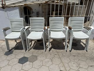 Lote Sillas Apilables Terraza/Jardín
