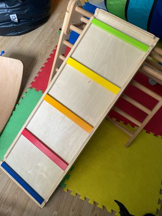 Tobogan madera triangulo madera