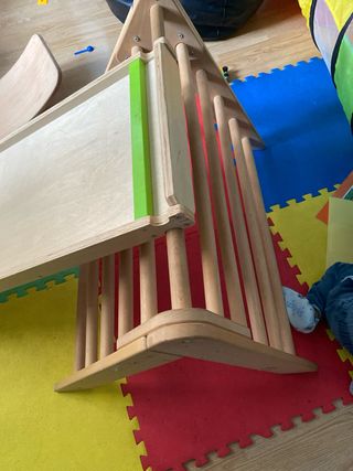 Tobogan madera triangulo madera