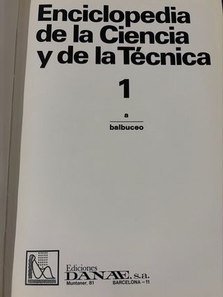 Enciclopedia de la ciencia y la tecnica