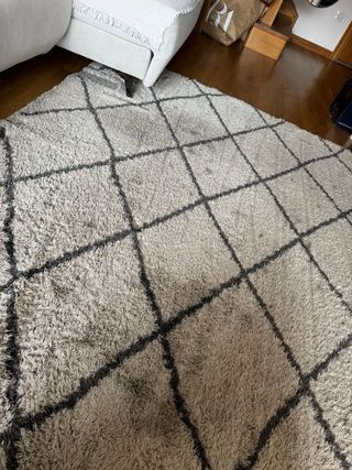 Alfombra grande pelo largo