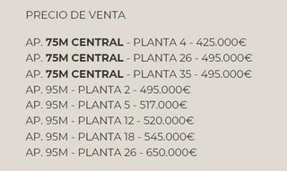 Piso en venta en Playa de Poniente en Benidorm