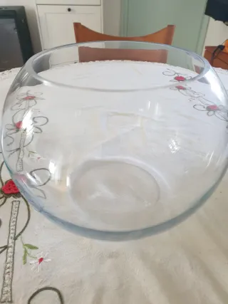 Bol cristal tipo pecera