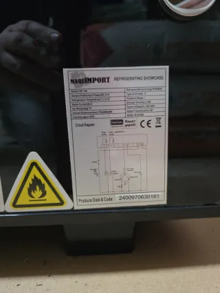 Vitrina refrigerada expositora