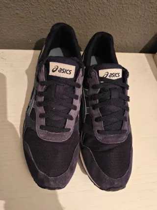 Zapatillas Asics Talla 43.5 Azul/Morado OFERTA HOY