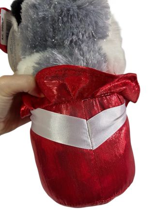 Peluche lupetto husky San Valentino