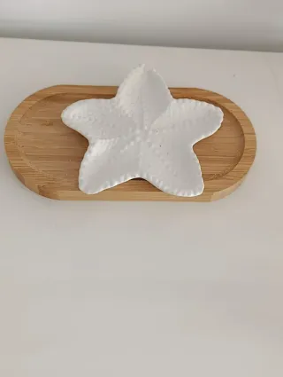 Set 2 Cerámicas con Bandeja Bambú