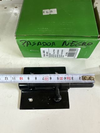 Pasador cerrojo negro 85mm