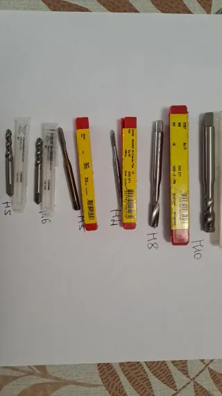 Kit maschi Dormer H5, H6, H8, H10 M4,