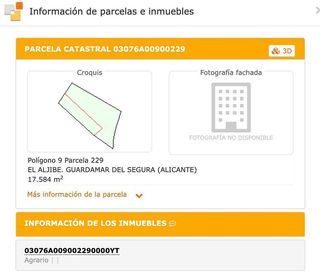 Terreno en venta en Guardamar Playa en Guardamar del Segura